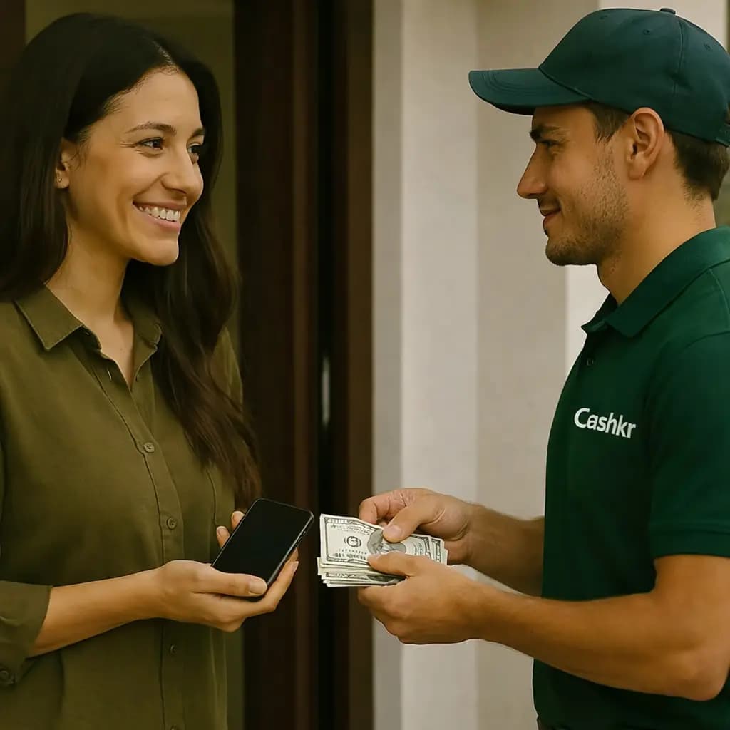 Pickup partner collecting old device