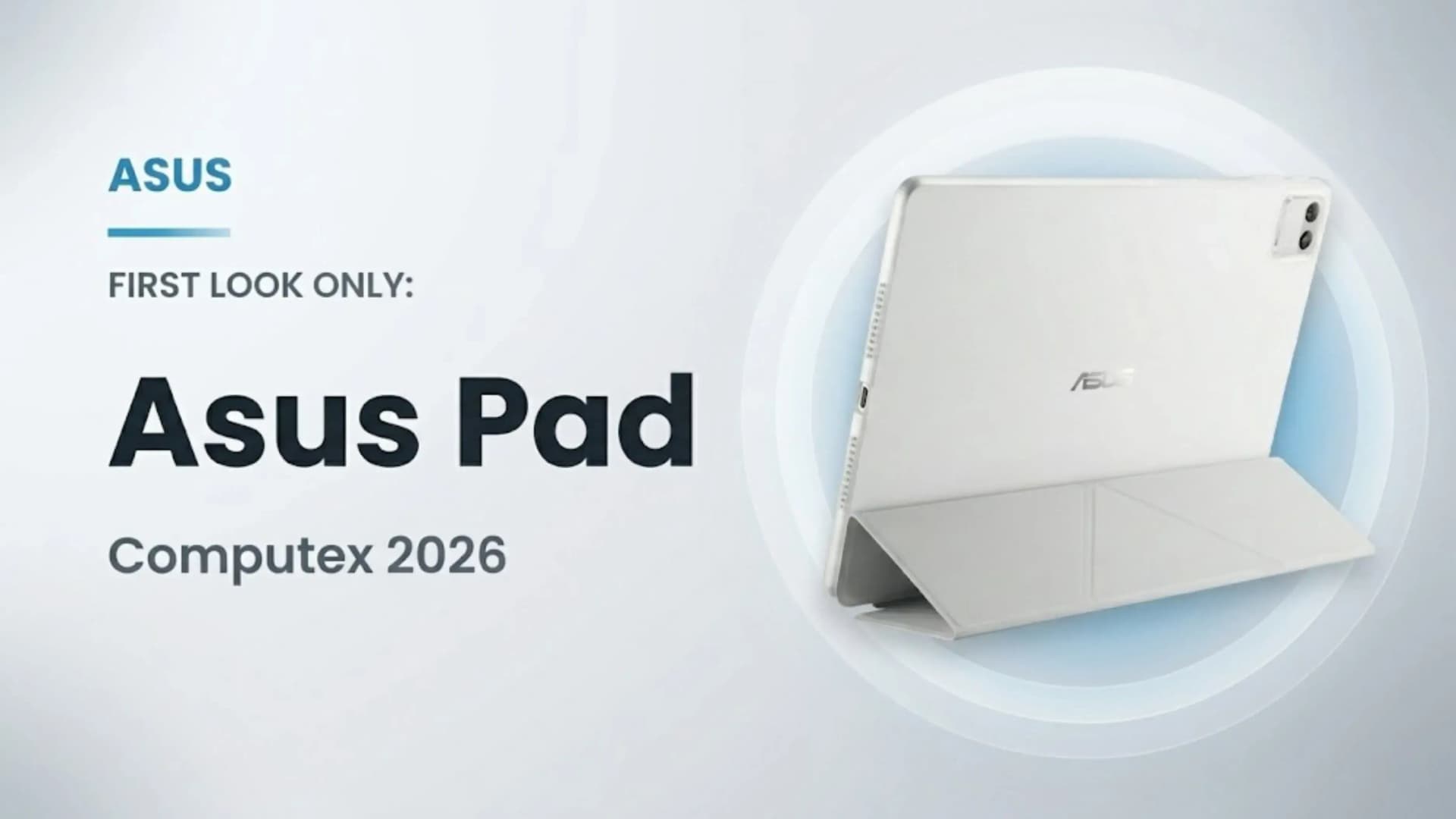Asus Pad: 2.8K Dual-Layer OLED, Dimensity 8300, Specs
