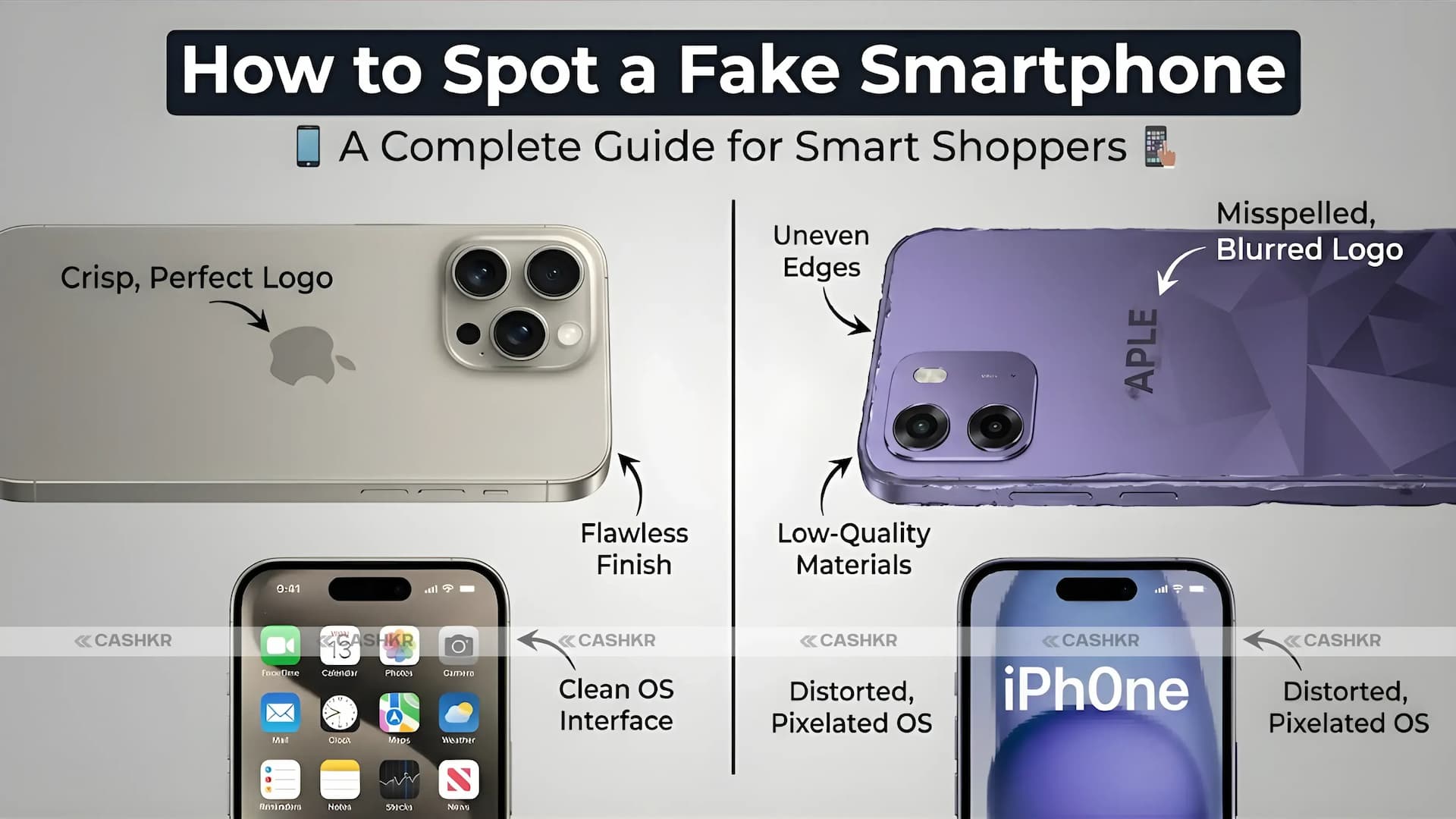 How to Spot a Fake Smartphone: Buy Genuine Devices Safely"