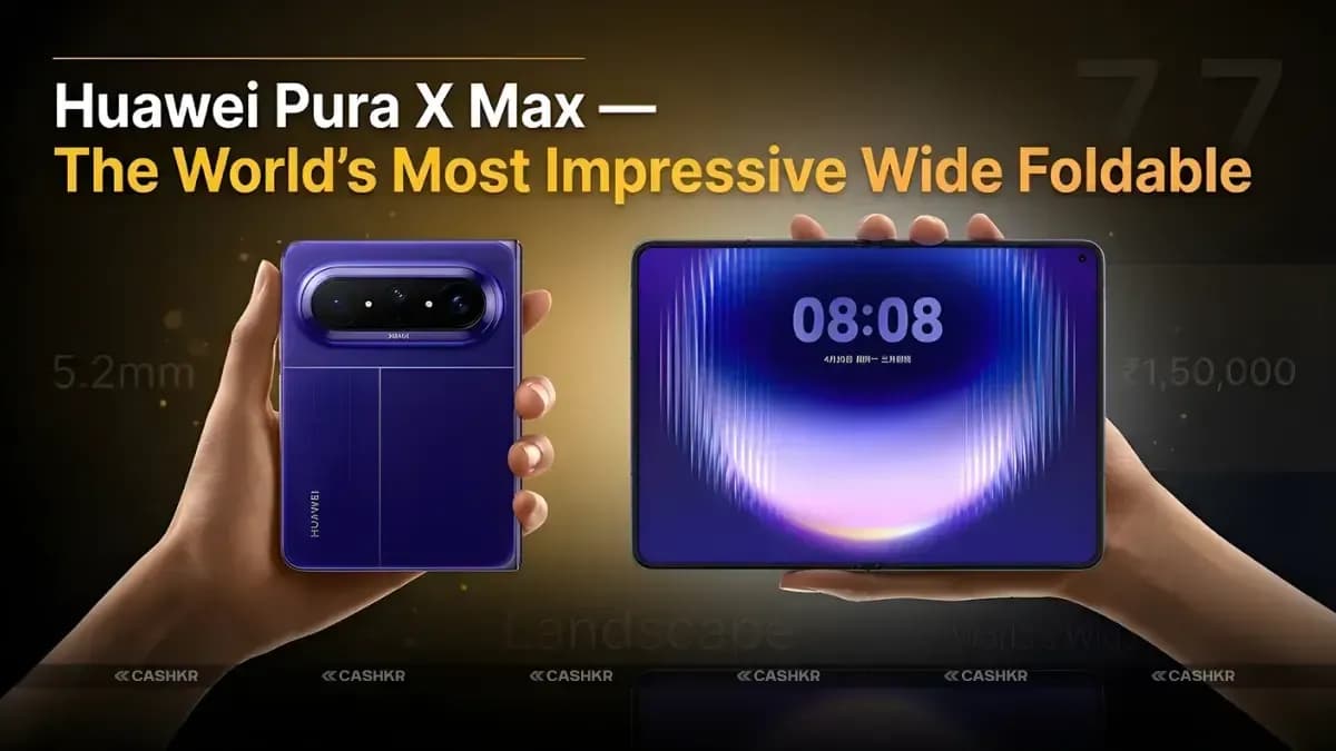 Huawei Pura X Max Price: Wide Foldable at Rs. 1,50,000
