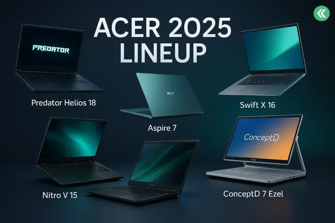 Top 10 Latest Acer Laptops Models 2025: Features & Specs