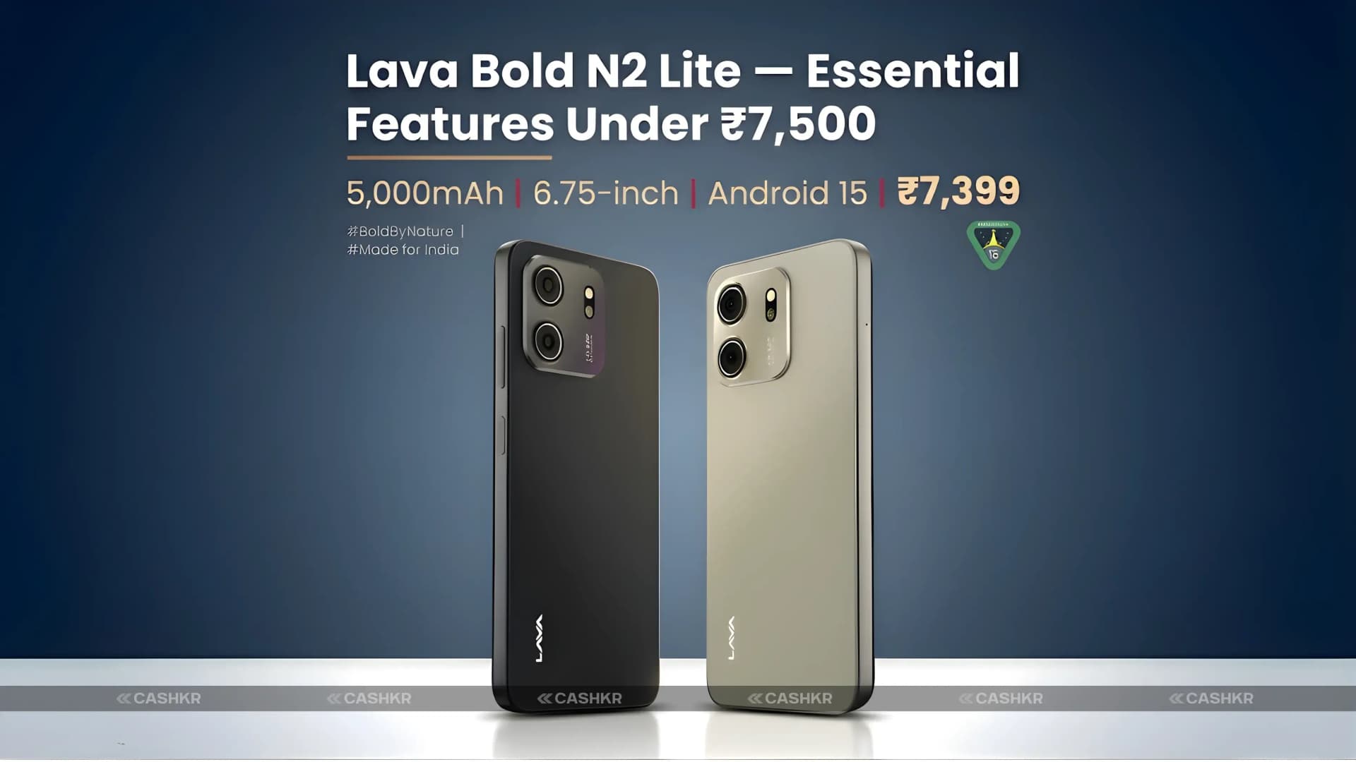 Lava Bold N2 Lite Price, Specs and Sale Date on Amazon