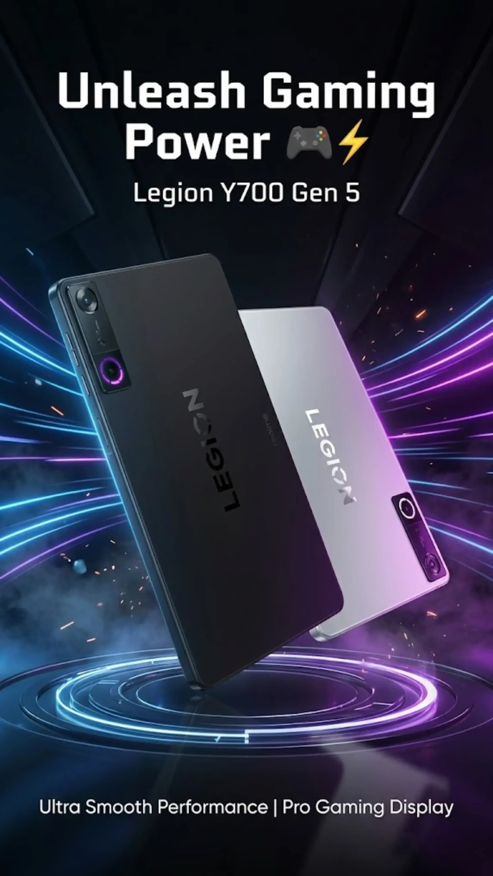 Lenovo Legion Y700 Gen 5: 9,000mAh Battery & 68W Charging