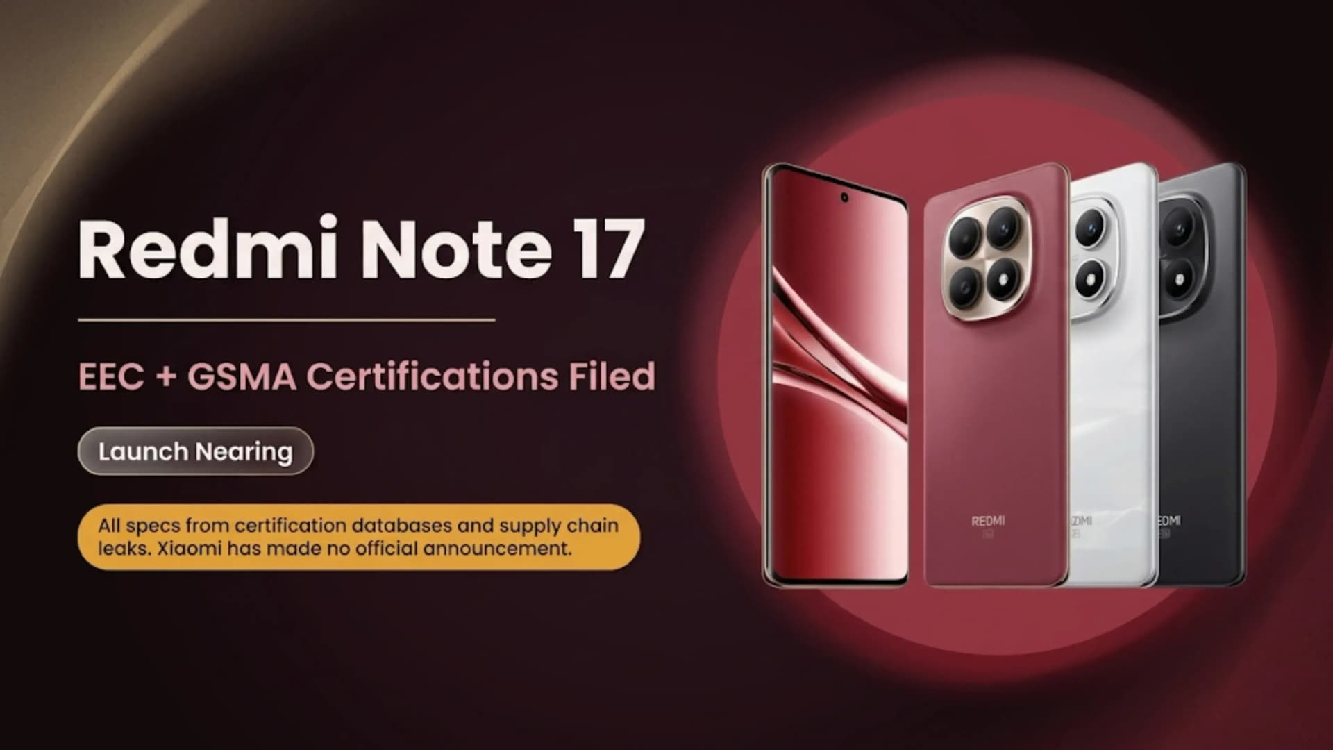 Redmi Note 17 Series Leak: Certifications, Pro Max Camera, Launch Date