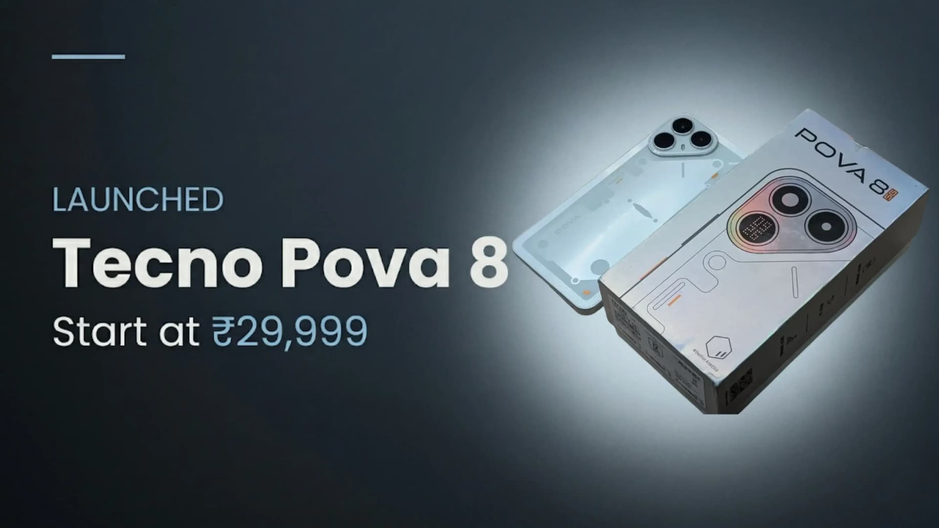 Tecno Pova 8 Launched in India: Alive Matrix Display and Full Specs