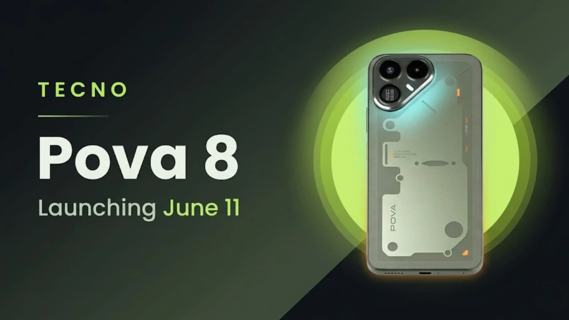 Tecno Pova 8 Launch Date in India: June 11, Confirmed Features