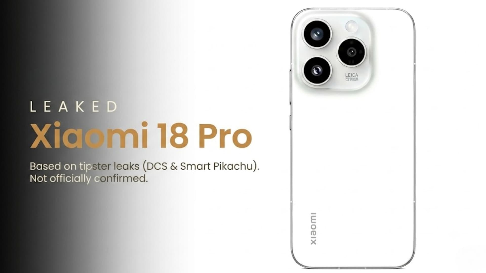 Xiaomi 18 Pro Leaks: 2K Privacy Display Tipped