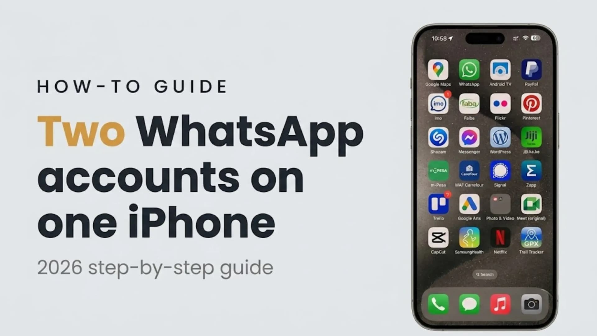 How to Create & Remove Multiple WhatsApp Accounts on iPhone