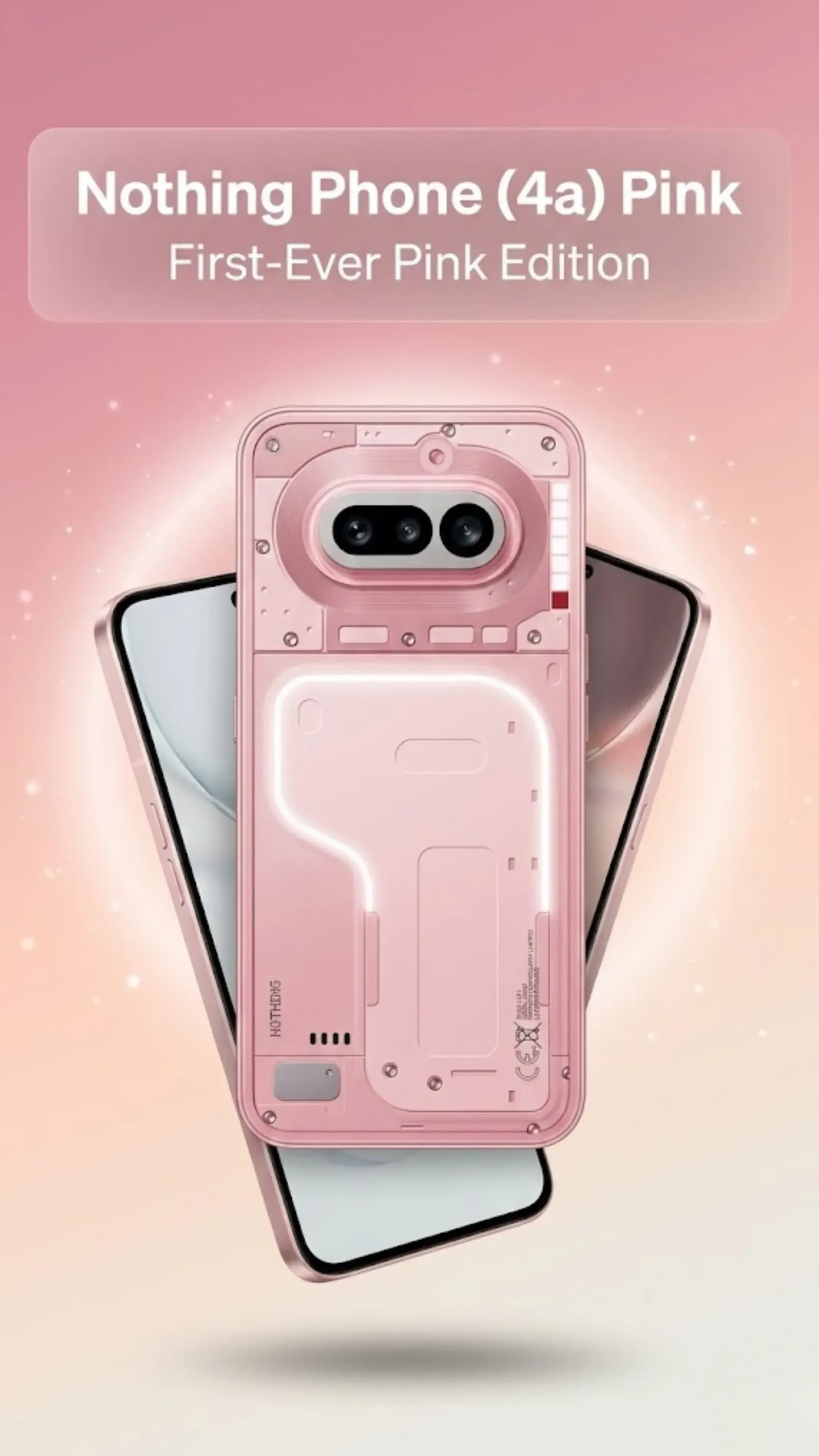 Nothing Phone 4a Launched: Pink Design, Specs & Features