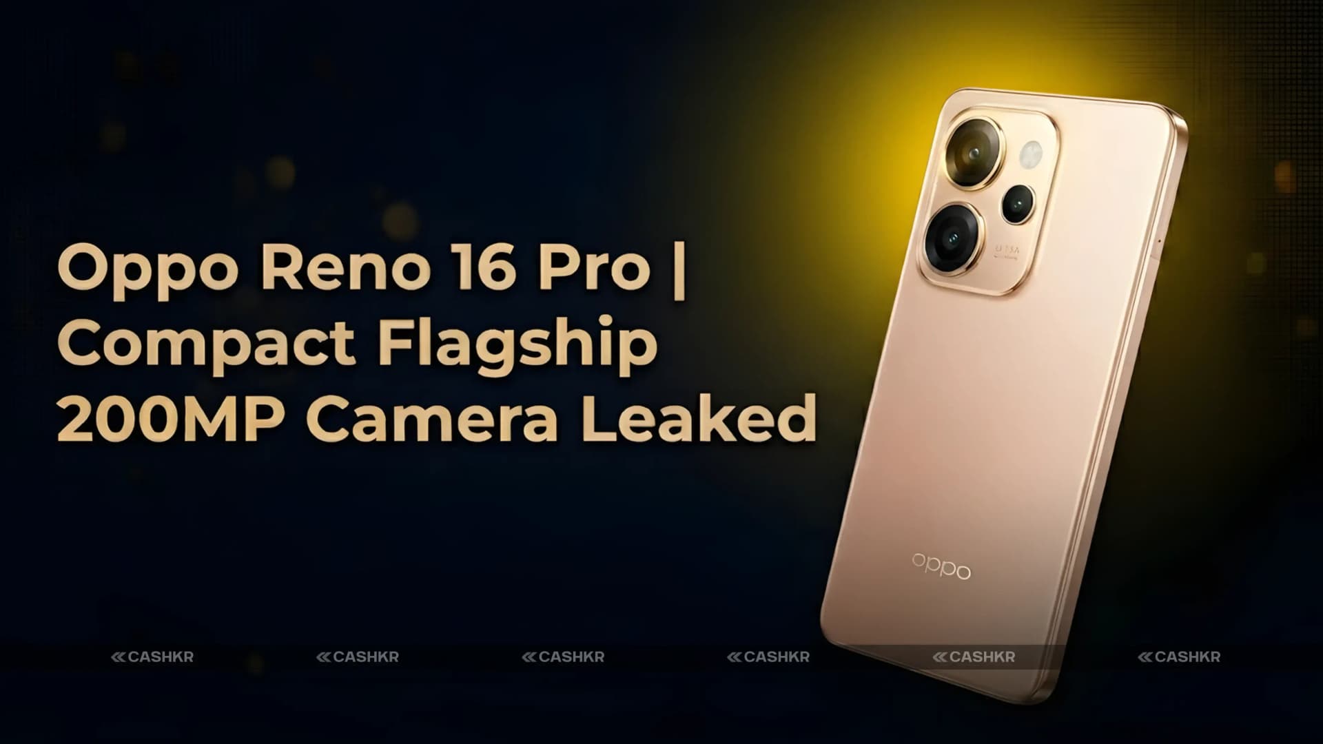 Oppo Reno 16 Pro Specs Leaked: 200MP and Action Button