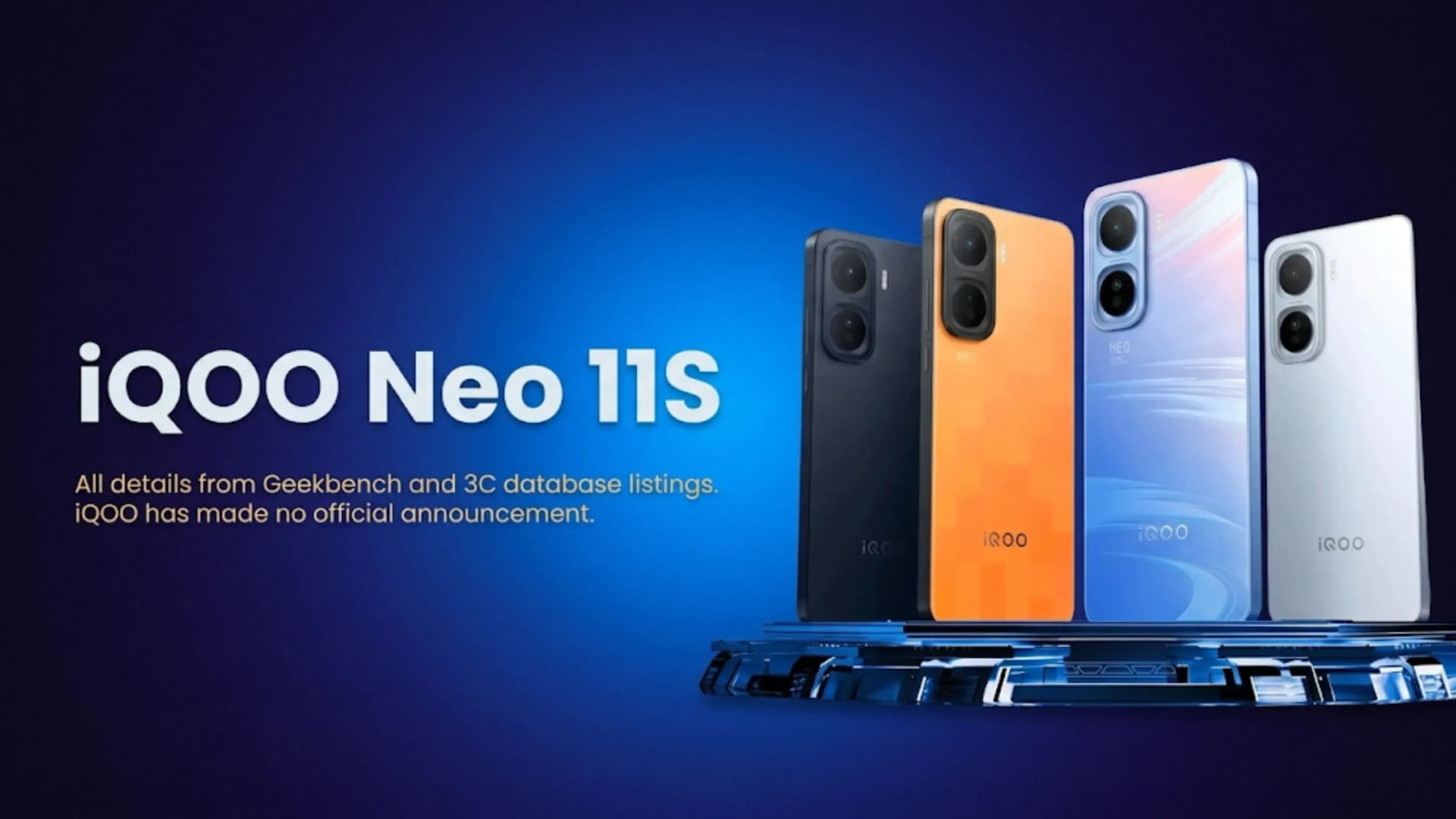 iQOO Neo 11S on Geekbench: Dimensity 9500, 16GB RAM