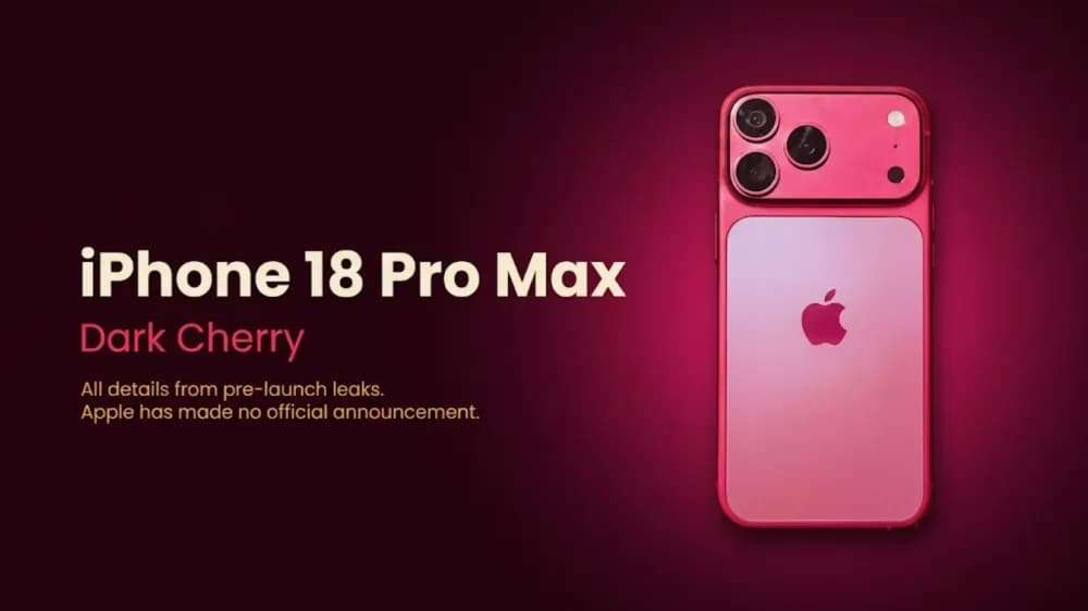 iPhone 18 Pro Max Leak