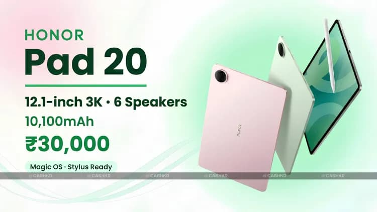 Honor Pad 20 Price in India