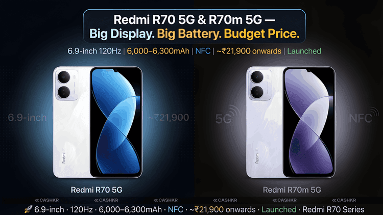 Redmi R70 5G and R70m 5G Price
